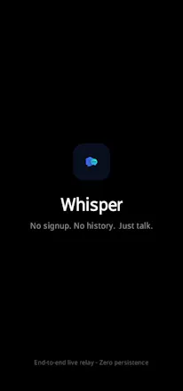 Whisper : 1-to-1 Chat App gallery image