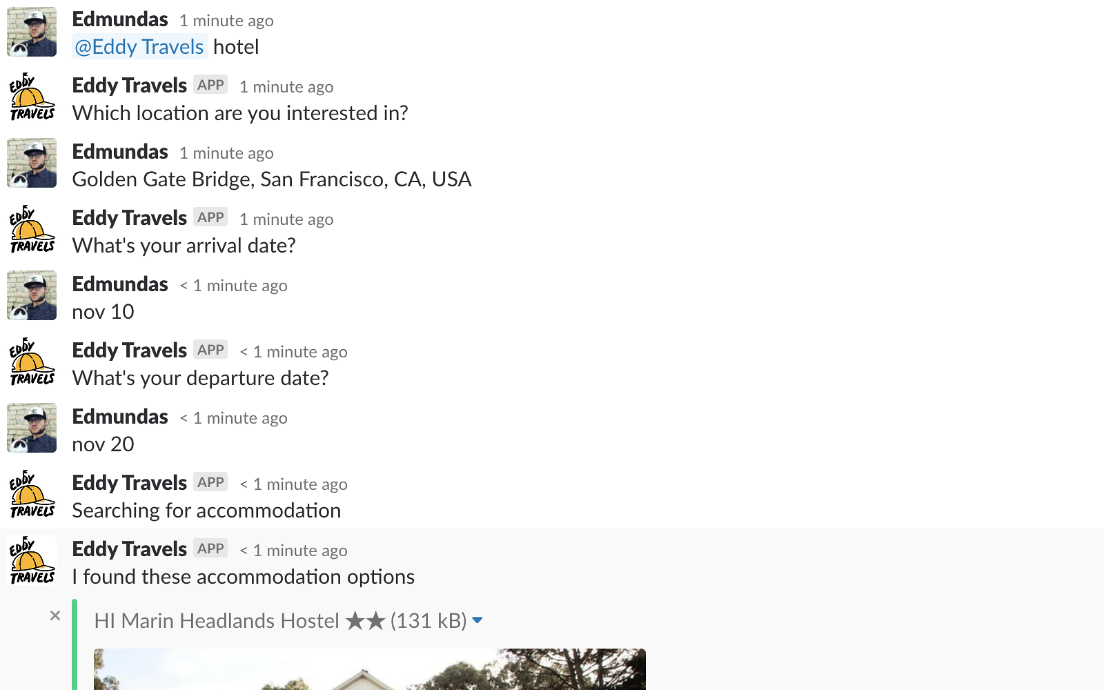 Eddy Travels for Slack gallery image