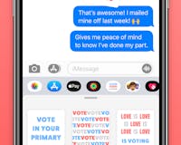 Election 2020 Stickers for iMessage media 2