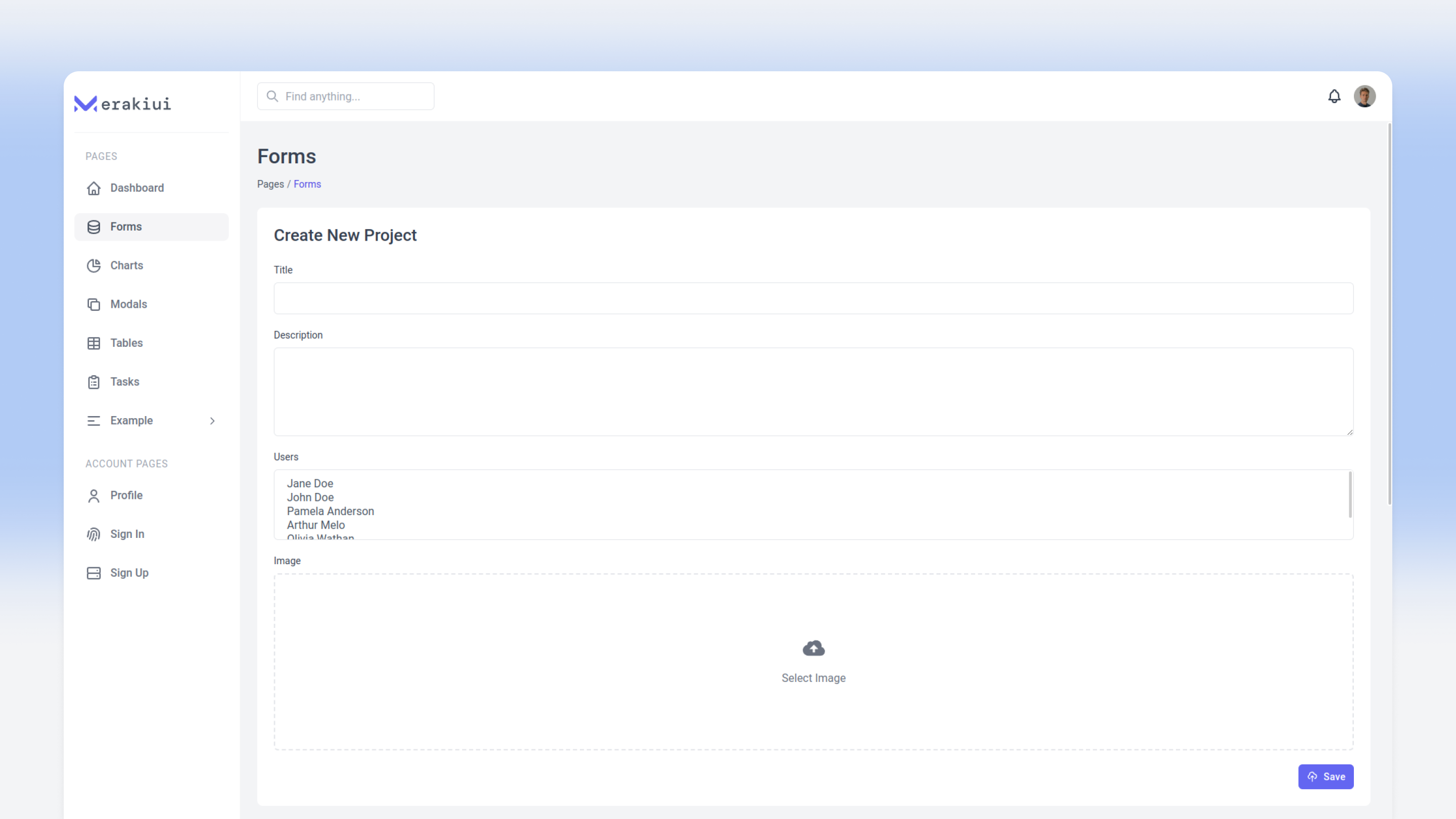 Media Dashboard Meraki UI - CSS Tailwind - Templat papan pemuka yang elegan untuk projek CMS. 2