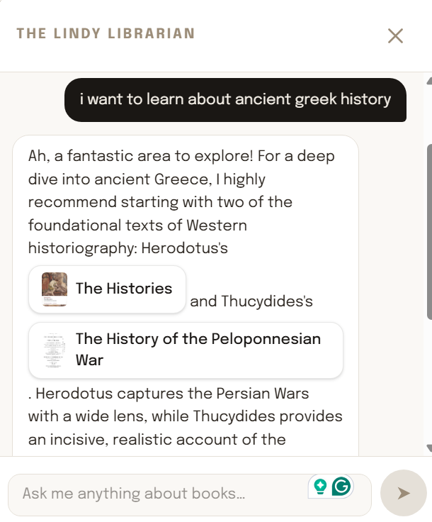 The Lindy Library gallery image