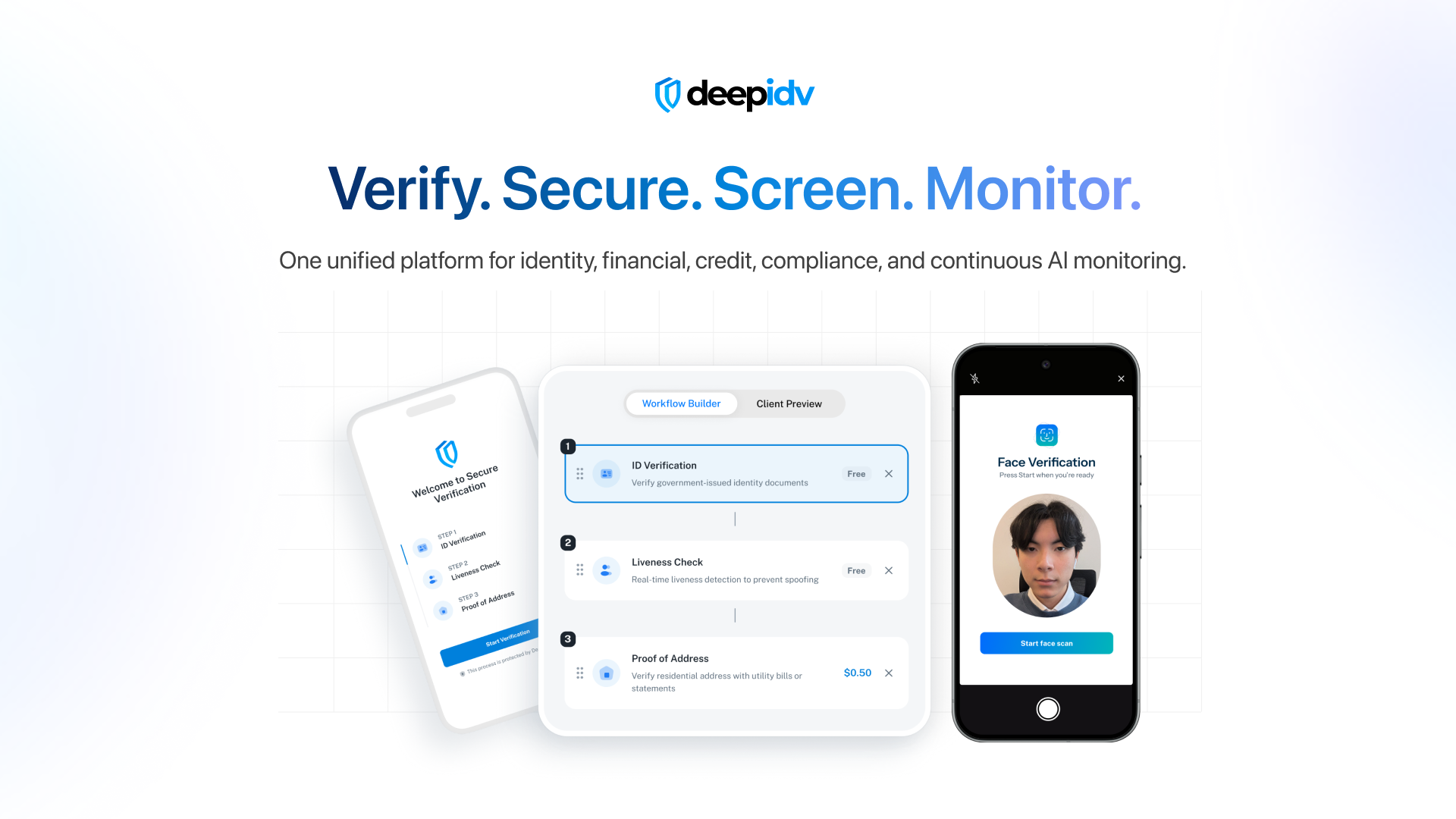deepidv - Main product screenshot demonstrating key features and user interface