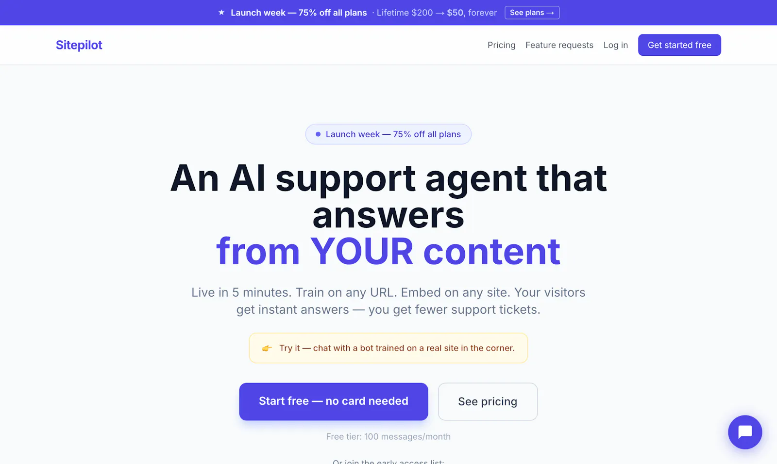 Sitepilot screenshot 1