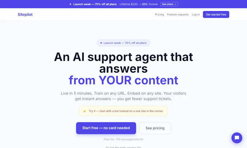 Sitepilot screenshot 1