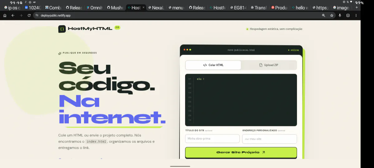 HostMyHTML — gallery image