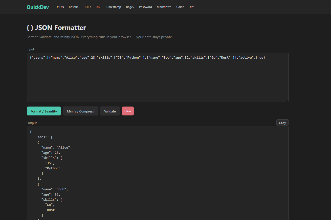 QuickDev gallery image