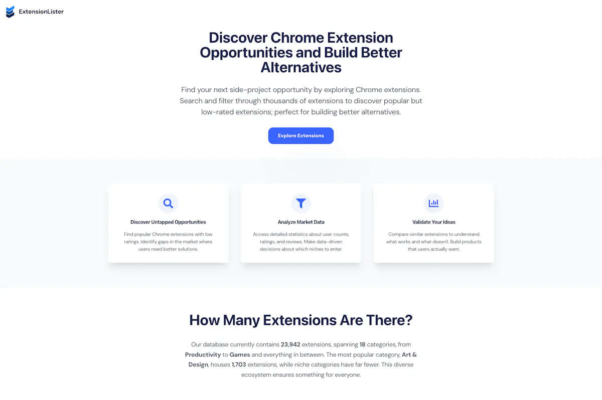 ExtensionLister