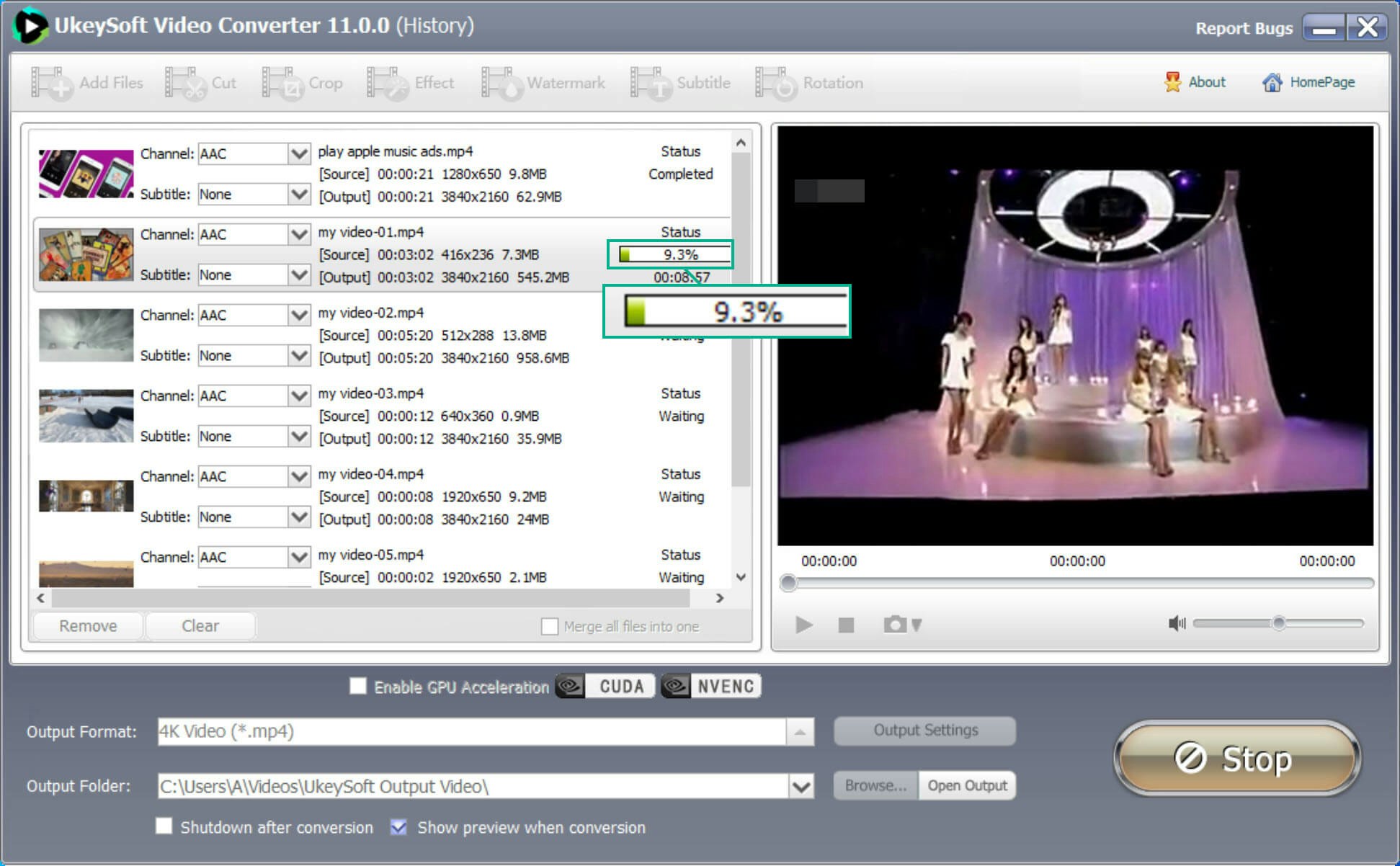 Ukeysoft Video Converter - VIDEO in MP4, MOV, FLV, MKV, iPhone, Android usw. konvertieren. Medien 4
