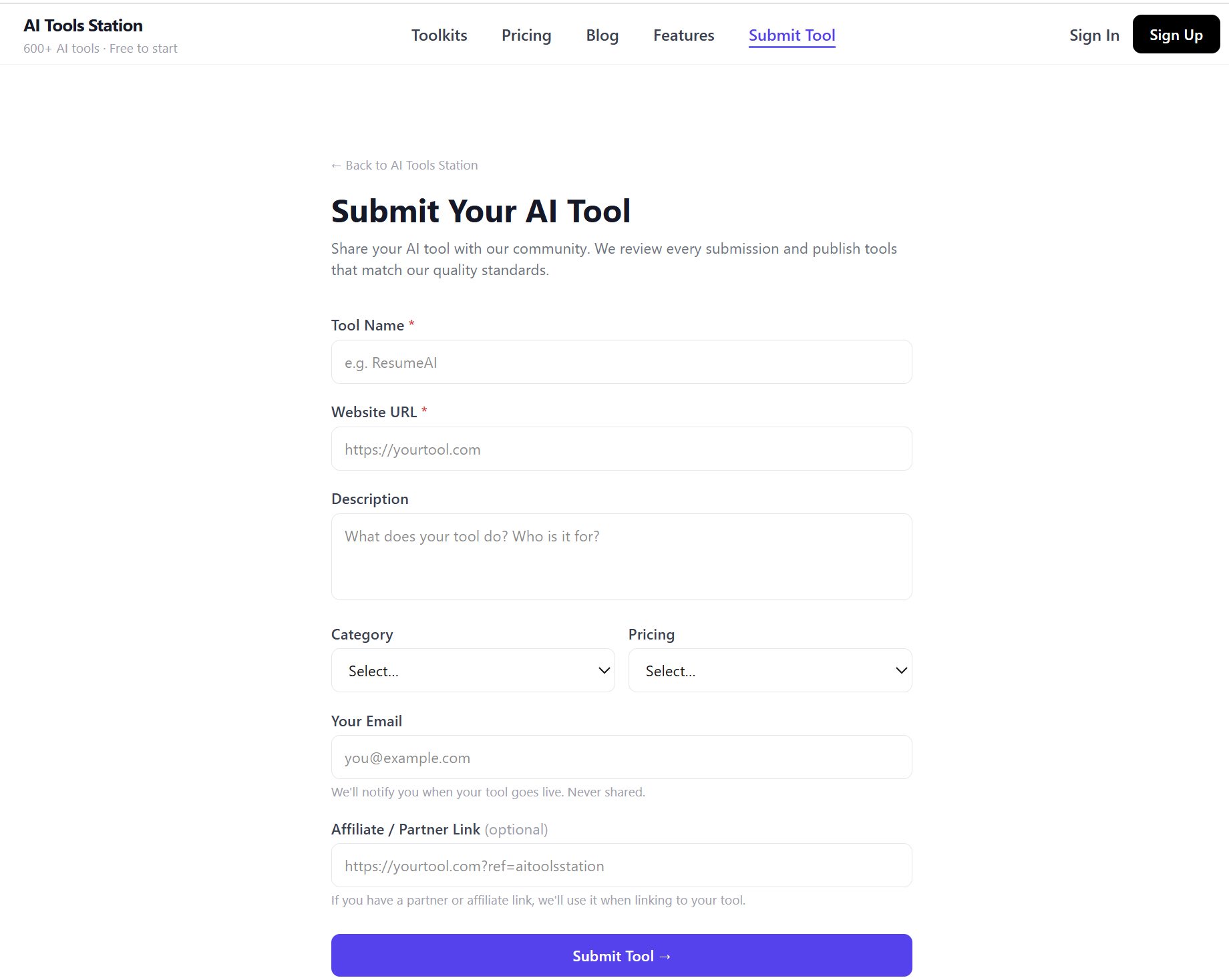 AI Tools Hub gallery image