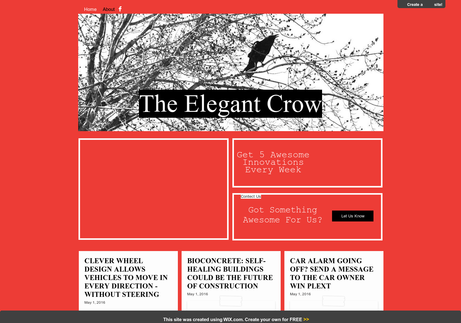 The Elegant Crow - Awesome Innovation & Tech