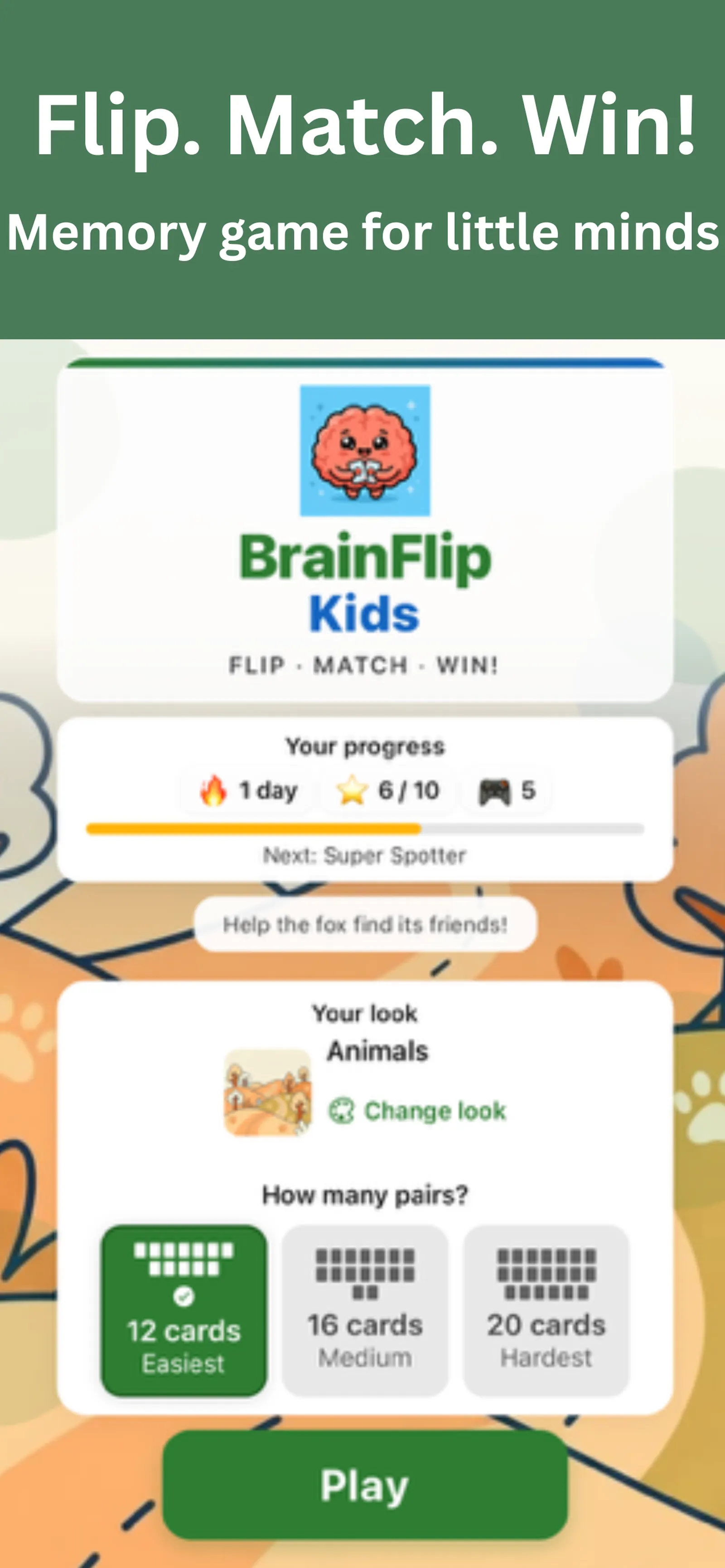 BrainFlip Kids screenshot 4