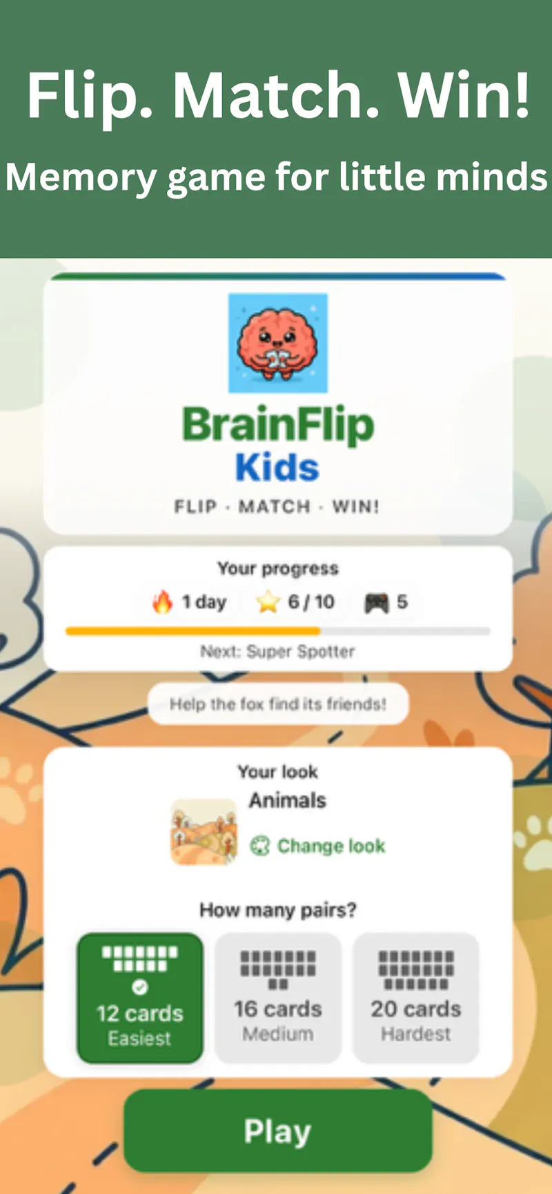 BrainFlip Kids screenshot 4