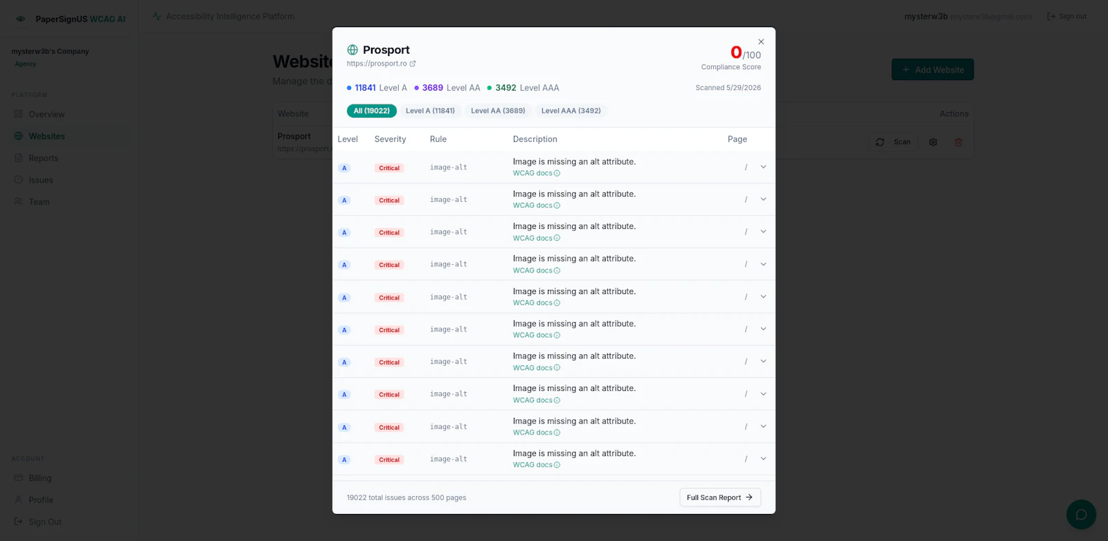 ADA & EAA Compliance screenshot 2