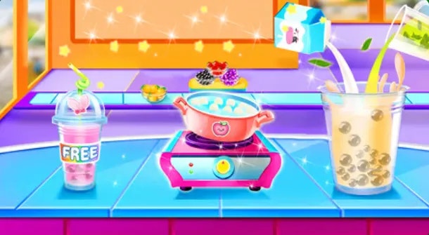Bubble Tea Game - Main product screenshot demonstrating key features and user interface