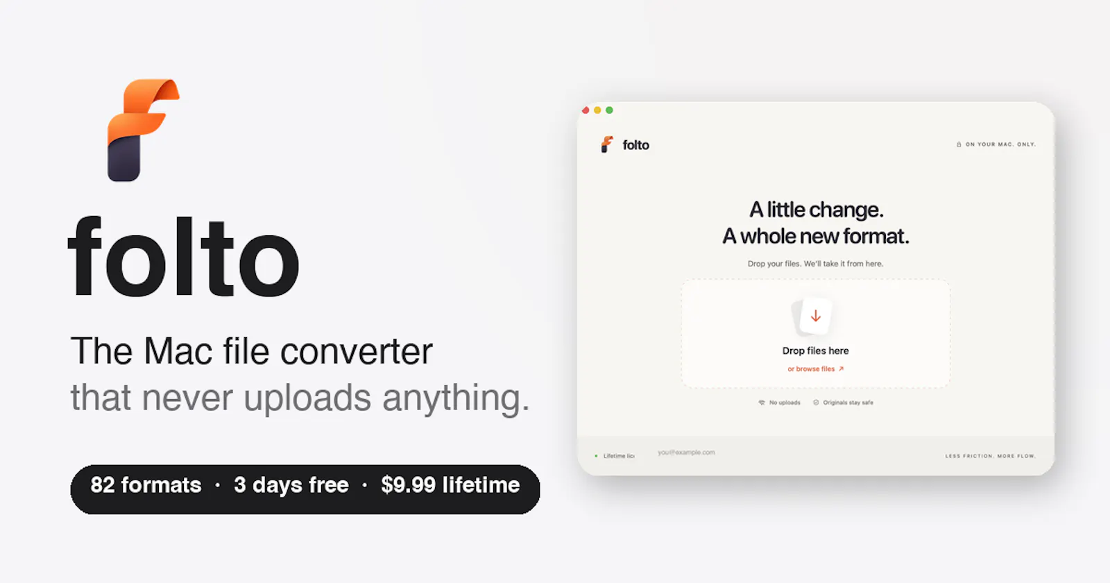Folto — The local Mac file converter screenshot 1