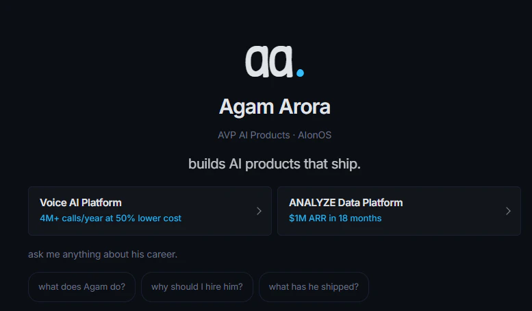 AI Resume - for the agent-to-agent web logo