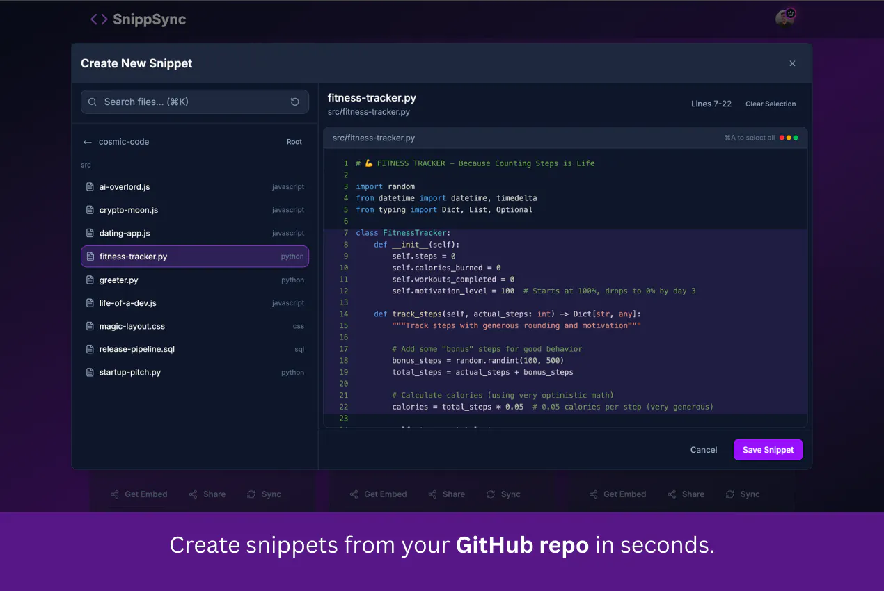 SnippSync gallery image