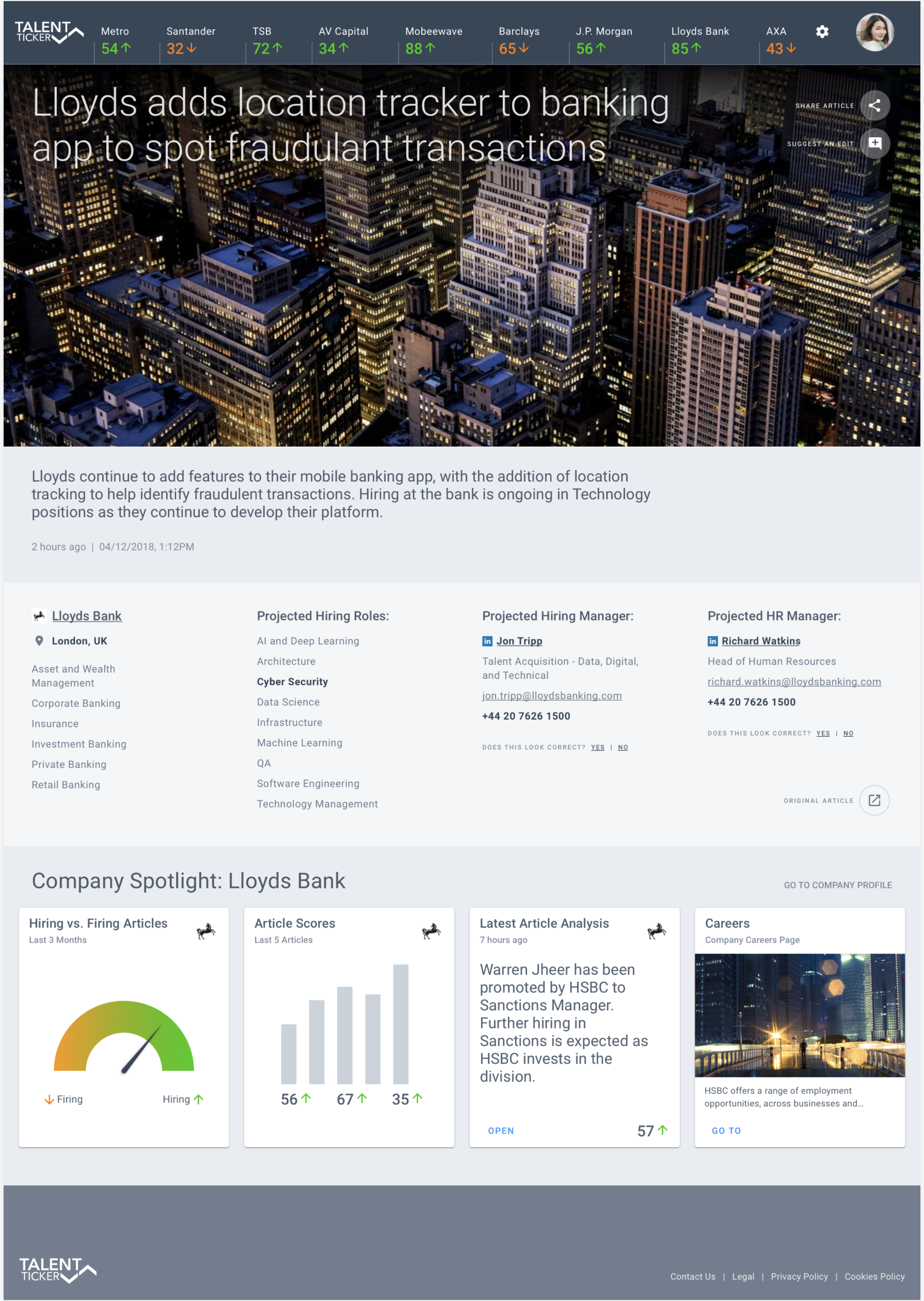 Talent Ticker gallery image