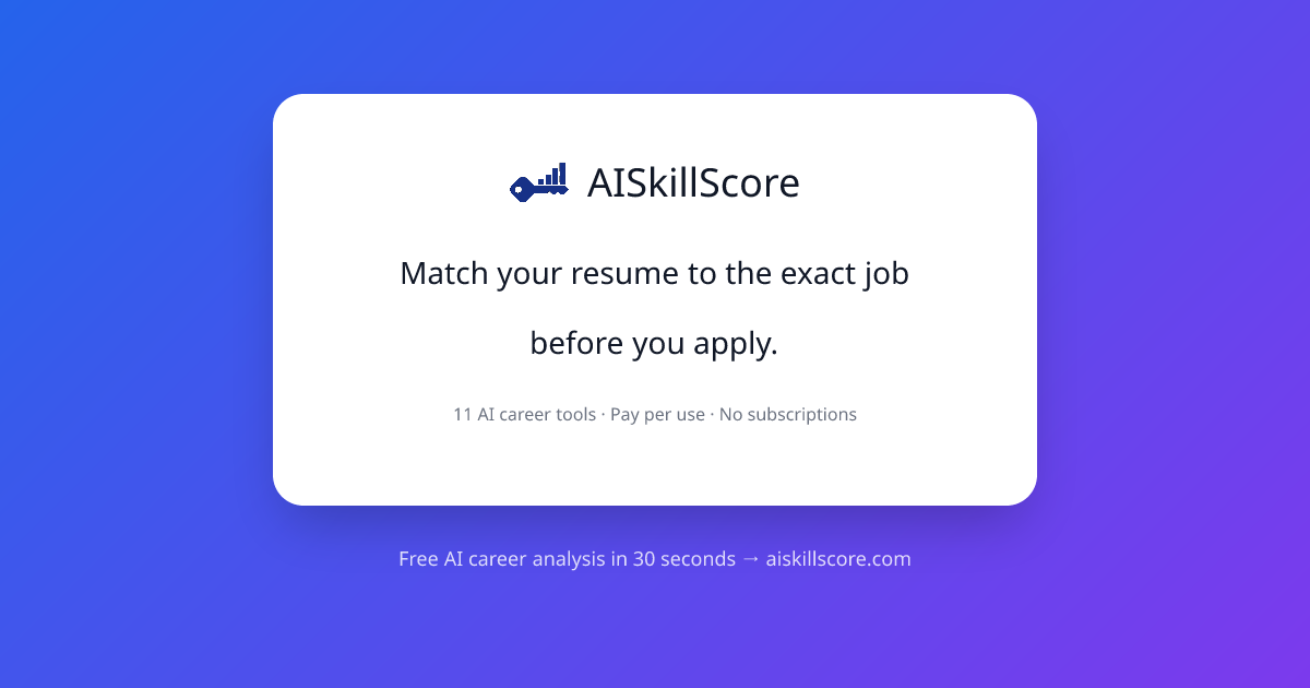 Ai Skill Score - Screenshot 3 showing product features and functionality