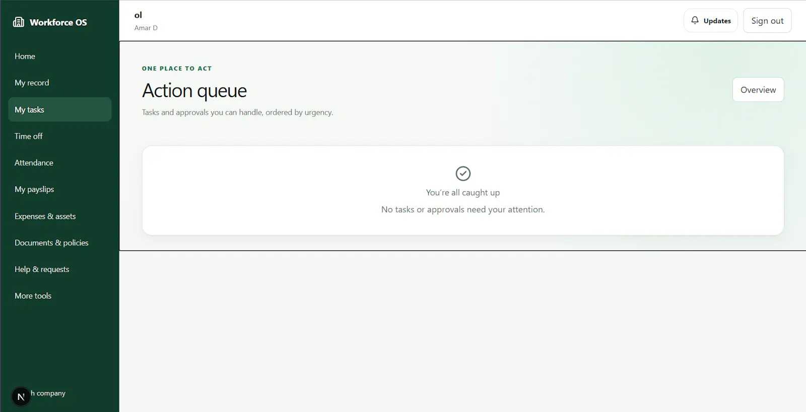 Workforce OS screenshot 3