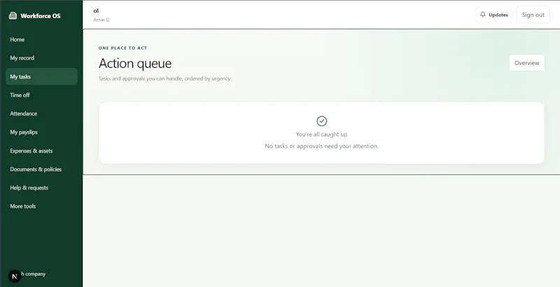Workforce OS screenshot 3