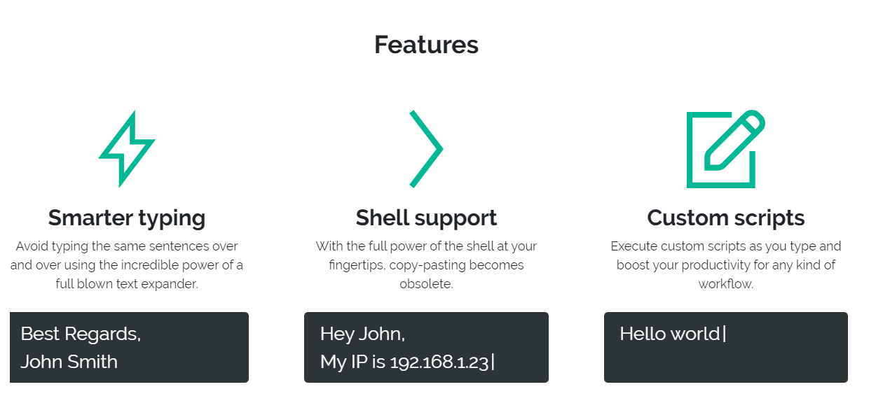 Espanso gallery image