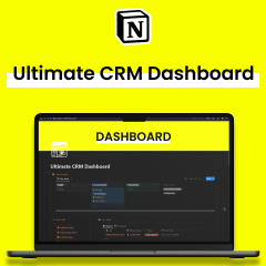 Satış boru hattı ile Ultimate CRM Gösterge Tablosu