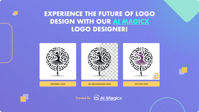 AI Magicx Logo Designer - Transforming your brand vision into reality with intelligent AI-created logos