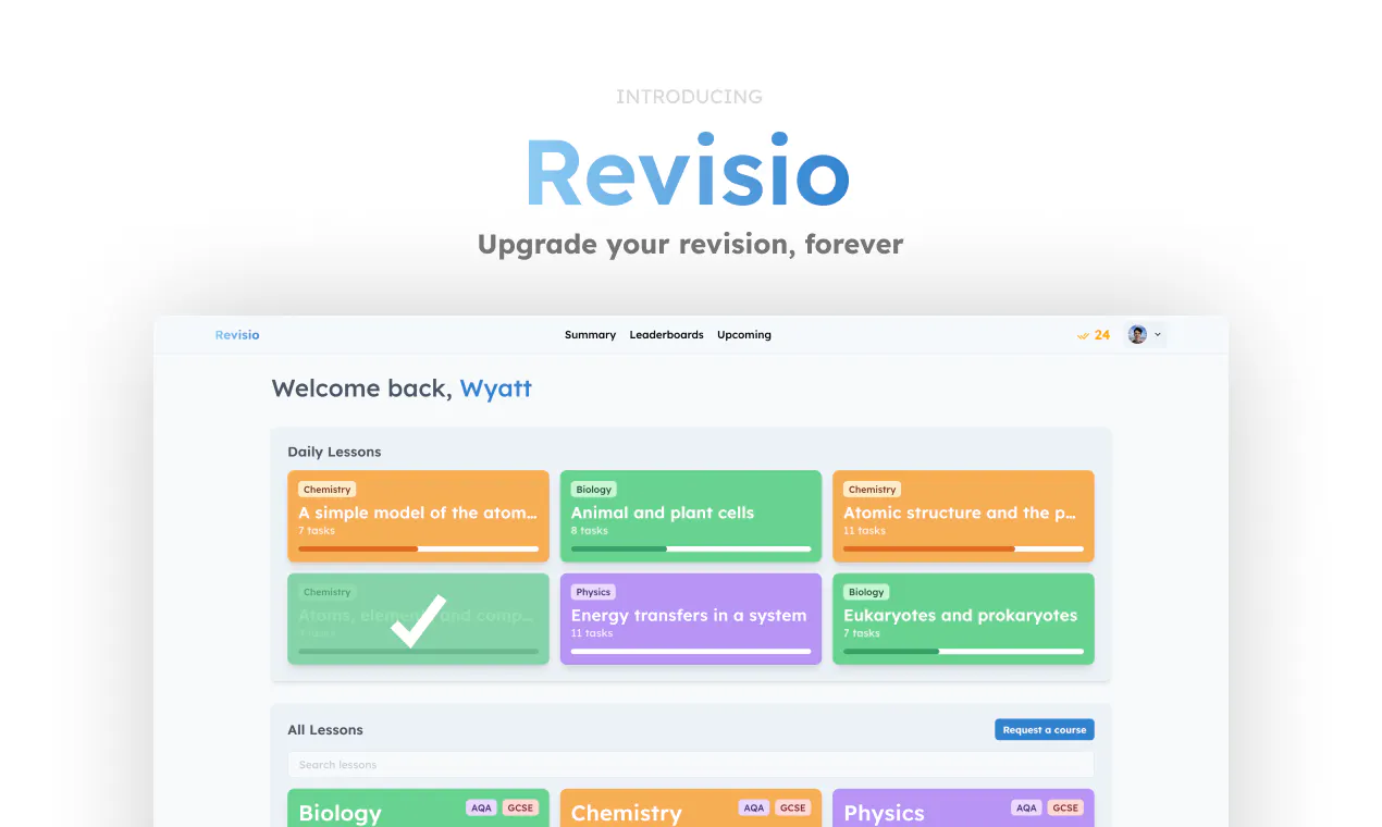 Revisi Client Revisio: A better way to revise and study. | Product Hunt