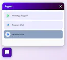 Social chat buttons