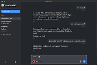 PureLocalAI – Private offline AI on Mac gallery image
