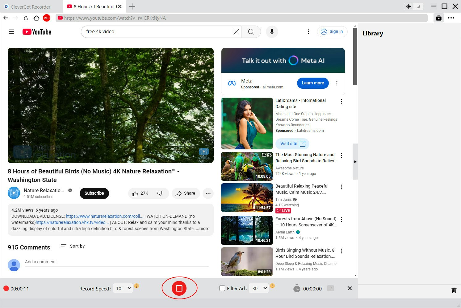 Cleverget Free Recorder - บันทึกวิดีโอออนไลน์ที่คุณภาพสูงสุด 4K ฟรี media 5
