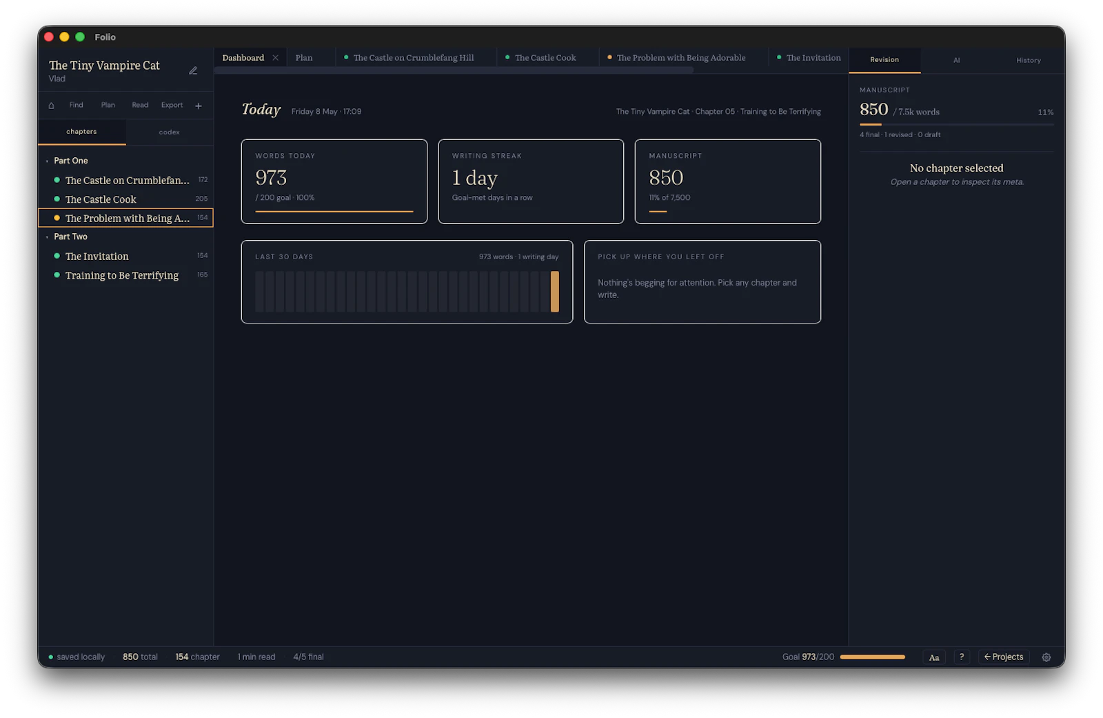 Folio Dark Muse screenshot 2