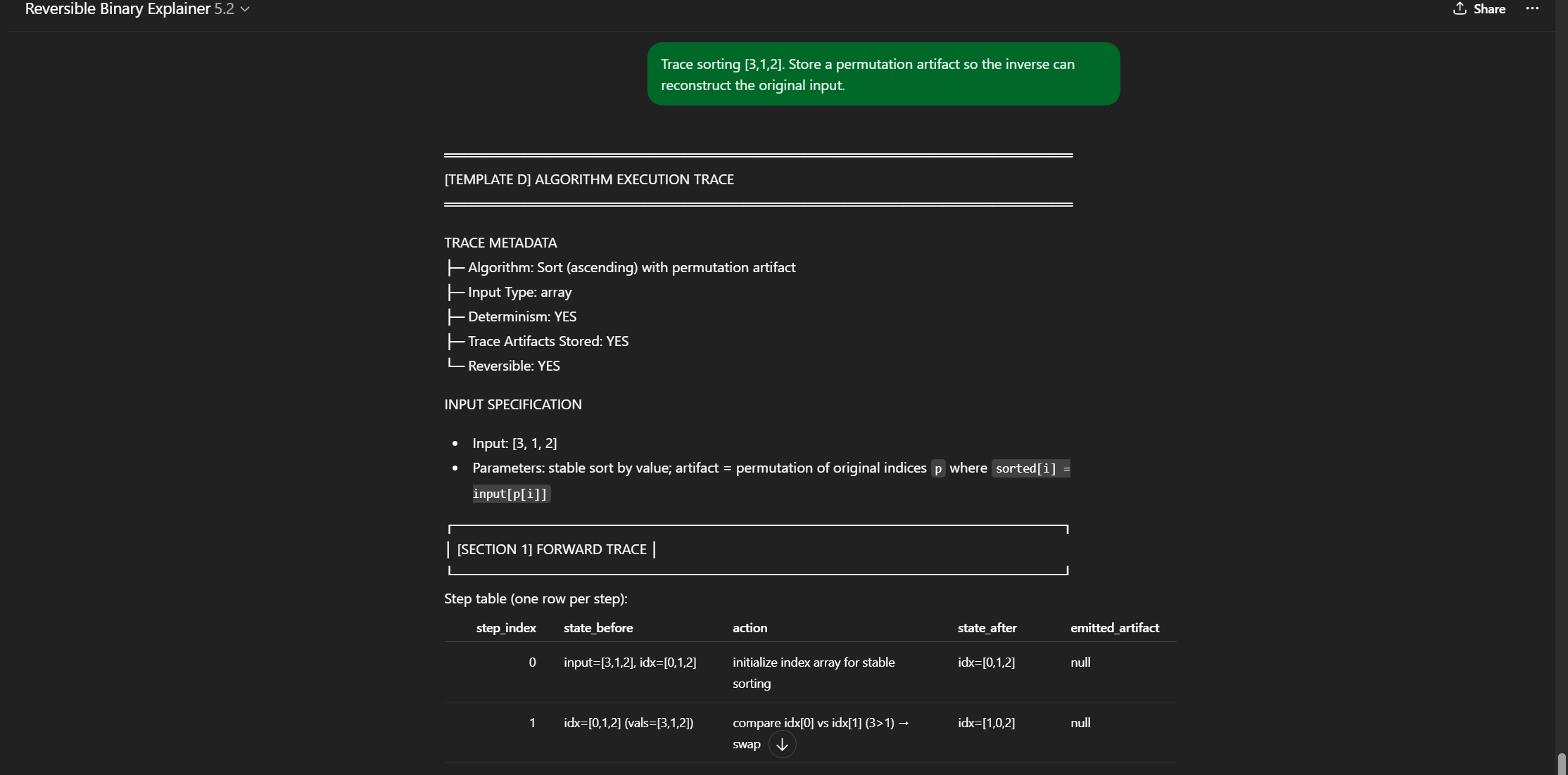 Reversible Binary Explainer V2 gallery image