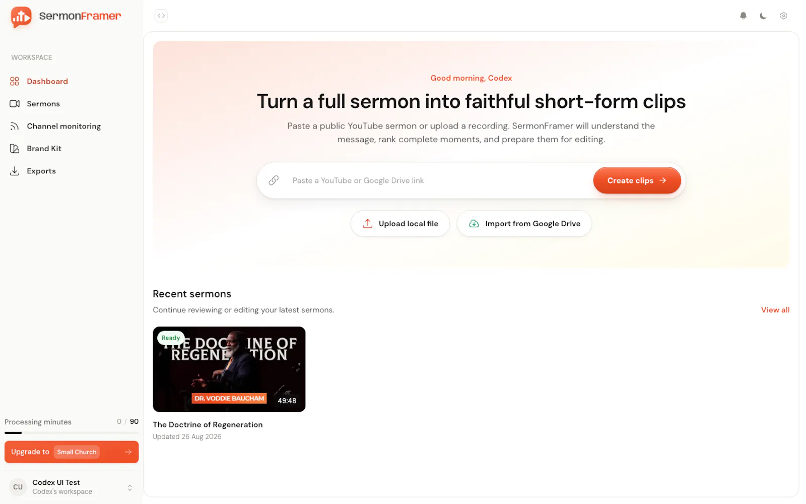 SermonFramer screenshot 2