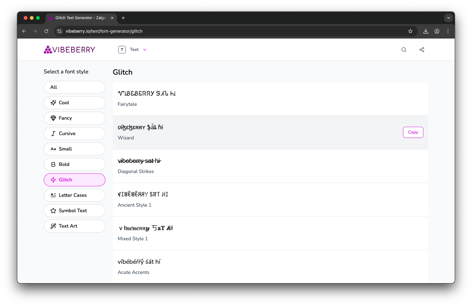VibeBerry screenshot 1 VibeBerry screenshot 1