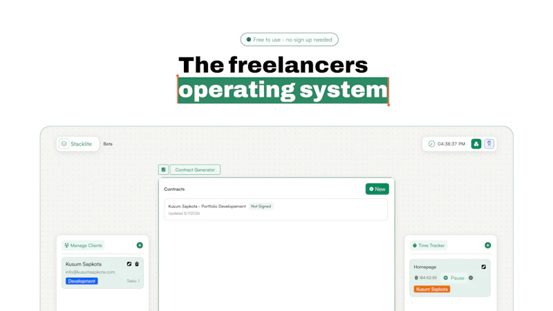 Stacklite screenshot 1