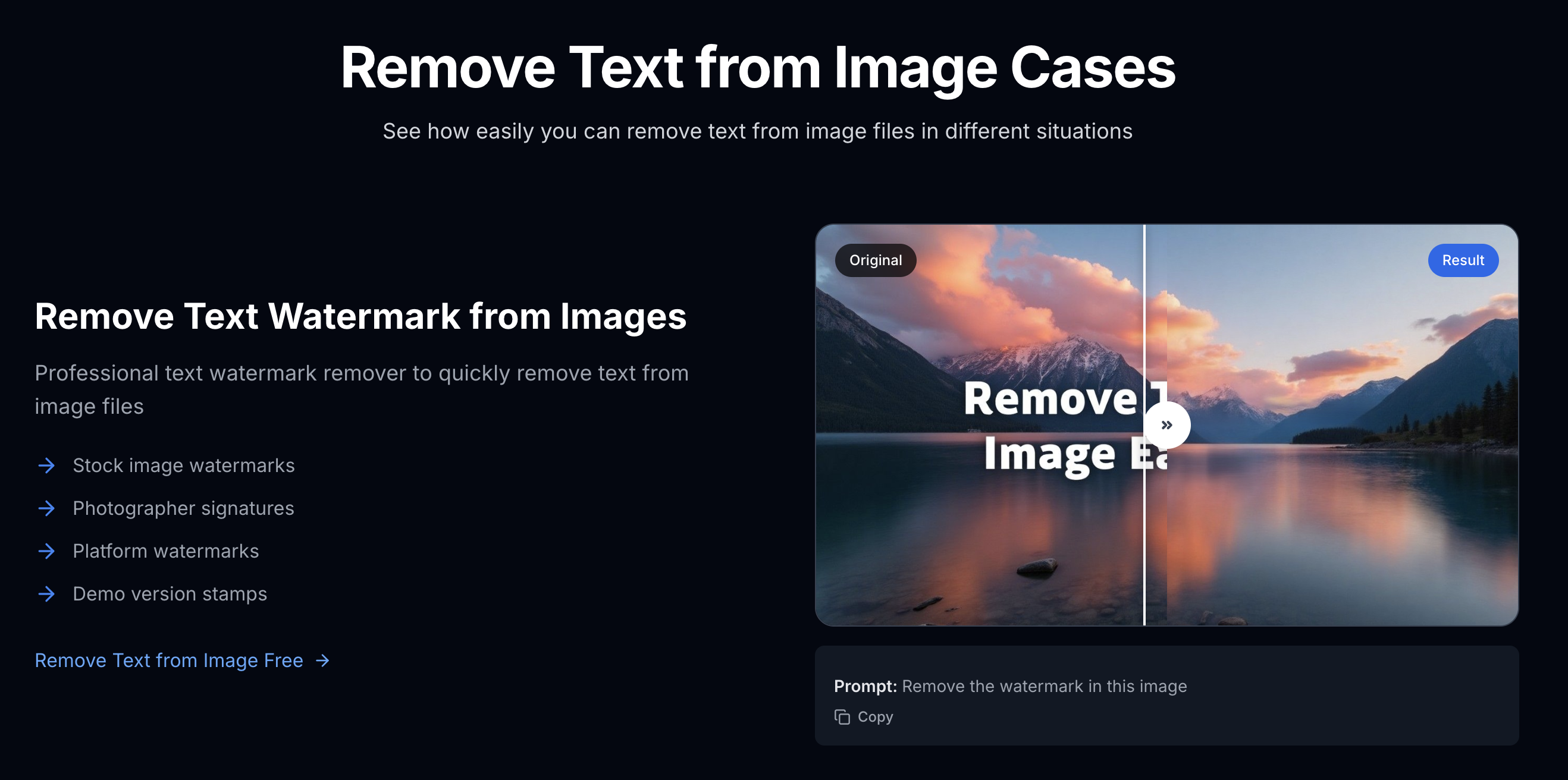 Remove Text from Image gallery image