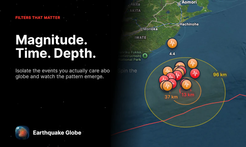 Earthquake Globe screenshot 2