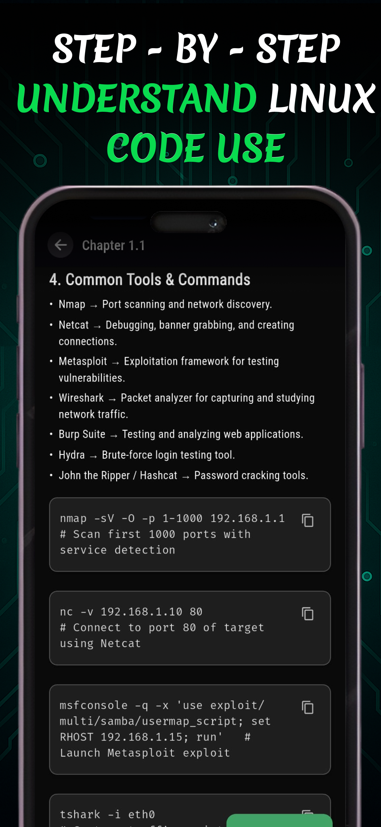 Hack with Kali Linux: impara hacking - Tutor di hacking etico alimentato con Kali Linux media 6