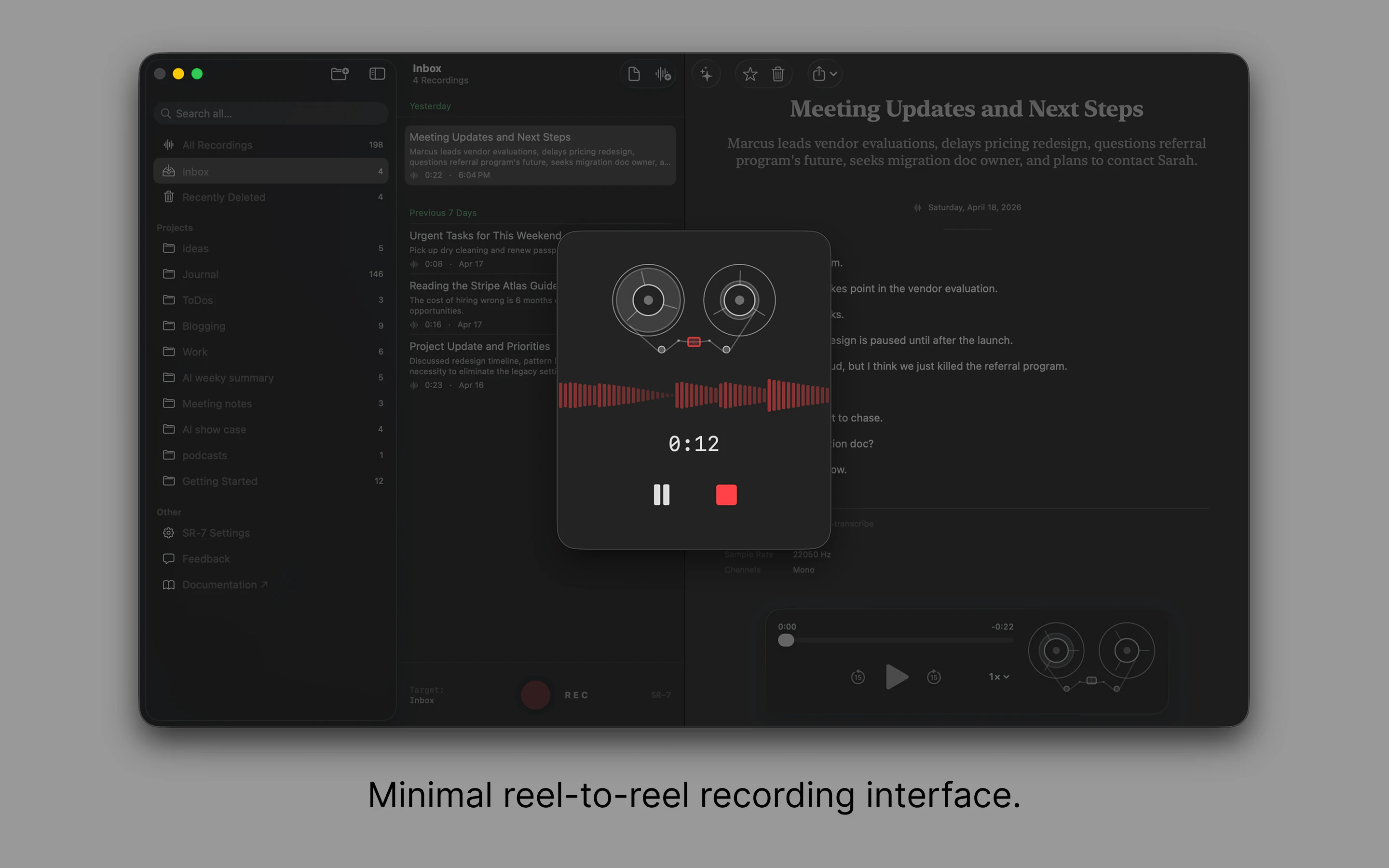 Signal Recorder SR-7 screenshot 5