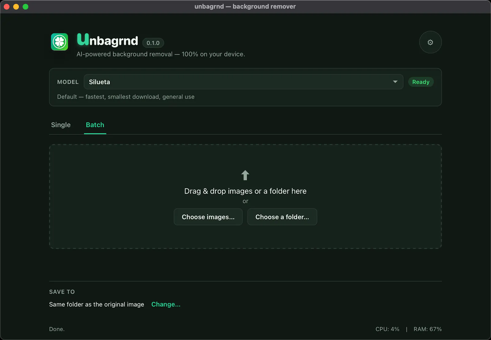 Unbagrnd screenshot 4