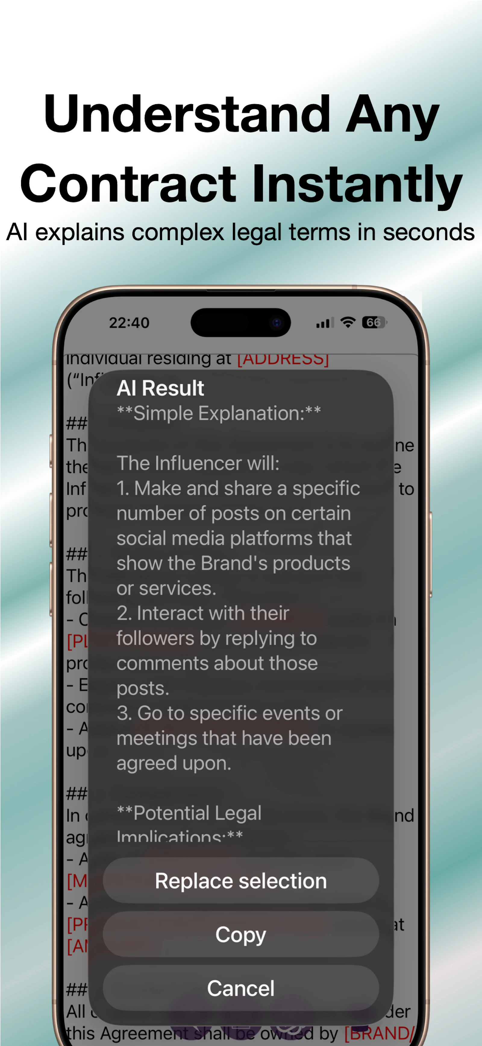 Contract — AI Contract Generator screenshot 8