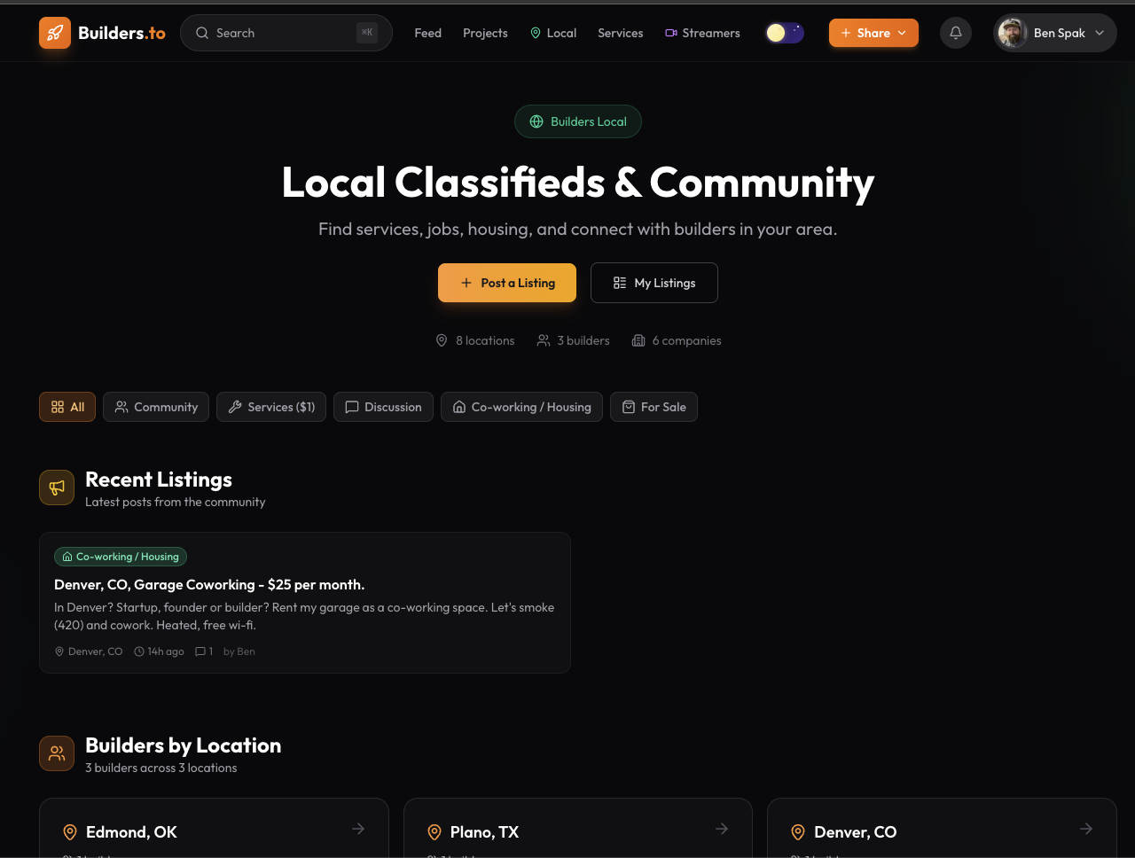 Builders.to - Screenshot 3 showing product features and functionality