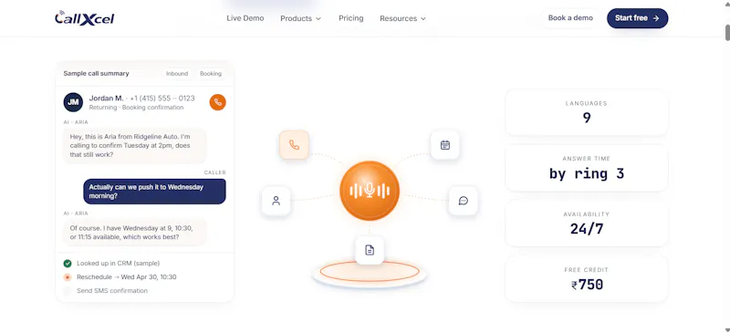 CallXcel screenshot 2