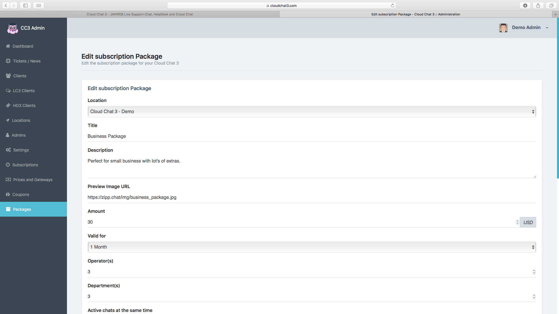 Fully SaaS Live Support Chat - Cloud Chat 3 gallery image