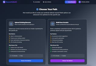 AI-tailored resumes for every job gallery image