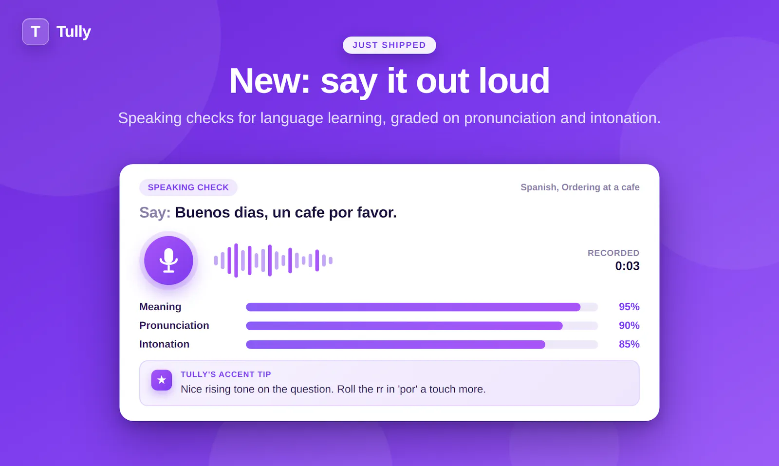 Tully Courses screenshot 4