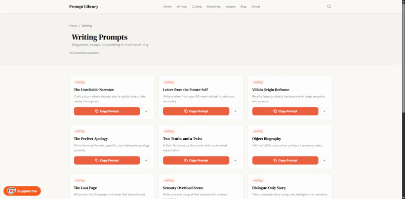 Prompt Library screenshot 2