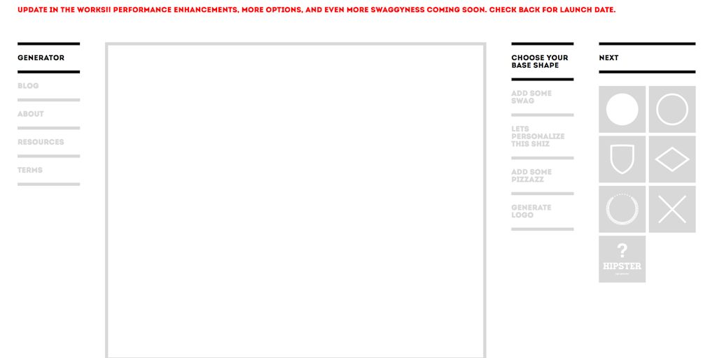 Hipster Logo Generator It S Hip It S Current It S Stylish